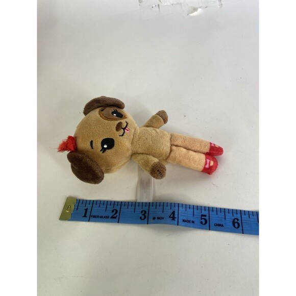 Tiny Tukkins Playset Replacement Puppy Dog with Patch Stuffed Animal Plush 3in - Picture 2 of 5